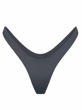 SKIMS SWIM MICRO TANGA
BIKINI BOTTOM NWT GUNMETAL 4X